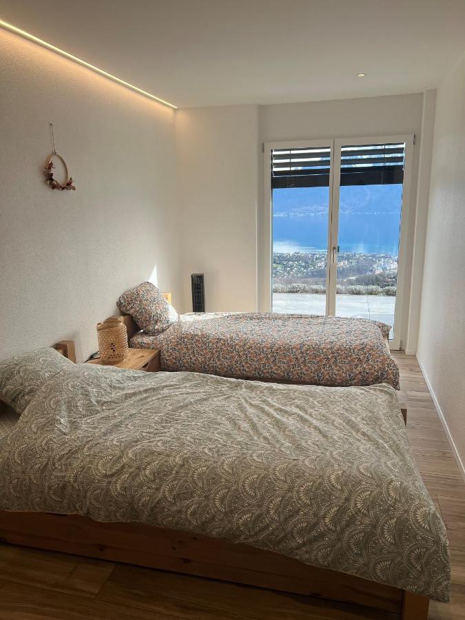 Appartement Moderne Avec Vue Panoramique A Jongny Proche De Montreux Exterior photo